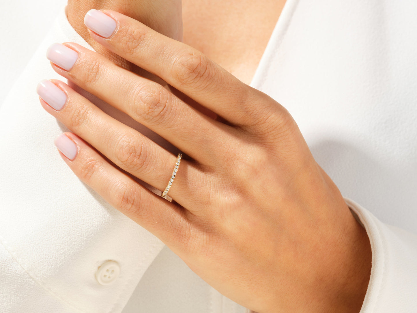 Slit Eternity Wedding Band (0.45 CT TW)