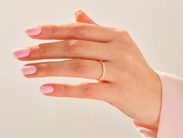 Art Deco Vintage Wedding Band