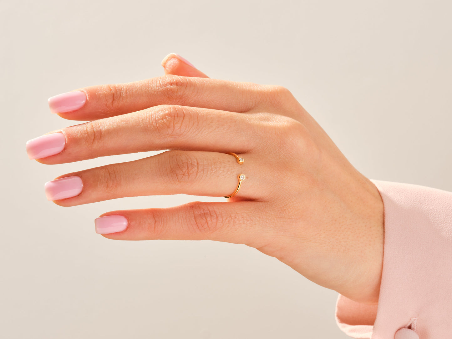 Dual Open Cuff Wedding Band