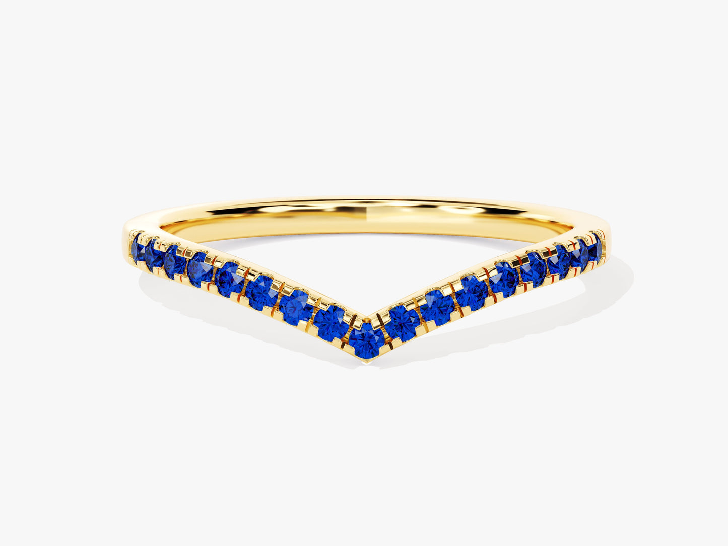 Birthstone Curved Ring