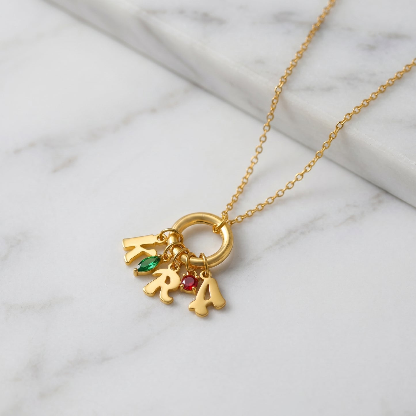 JWH personalized birthstone Necklace