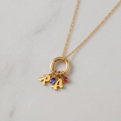JWH personalized birthstone Necklace