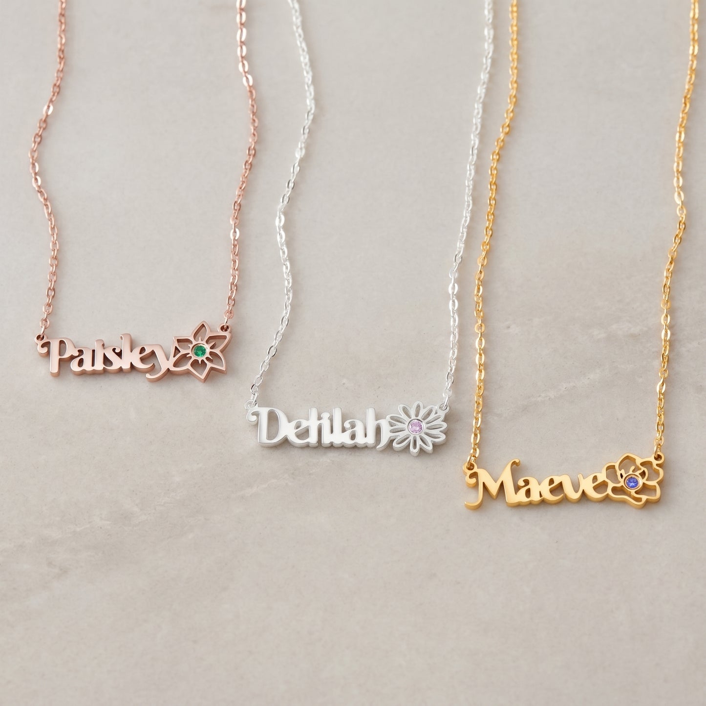 JWH personalized birthstone jewelry