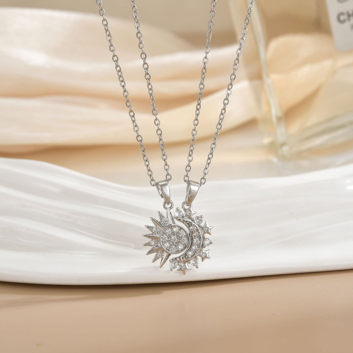 Sun & Moon Necklace Set - Style B
