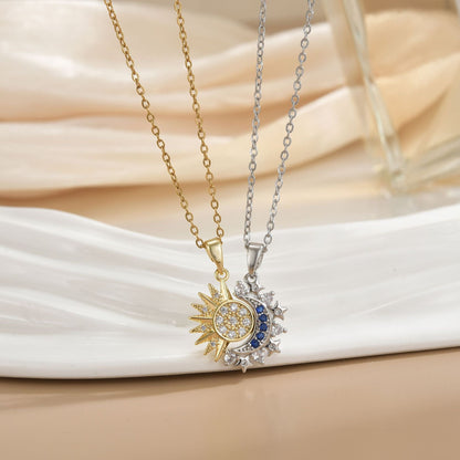 Sun & Moon Necklace Set - Style A