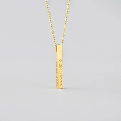 JWH personalized necklace gift