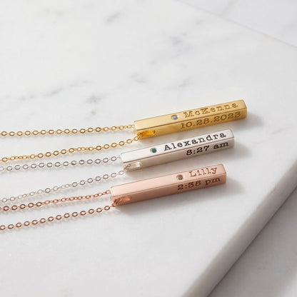 JWH personalized necklace gift