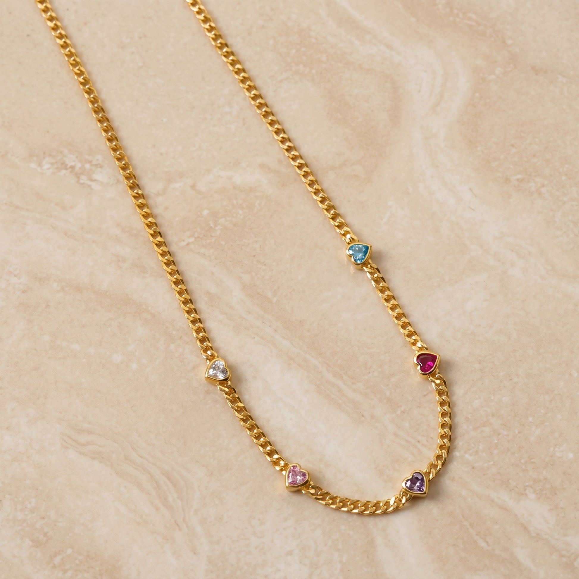 JWH personalized birthstone Necklace