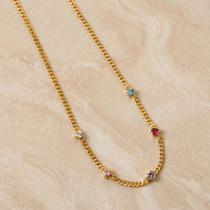 JWH personalized birthstone Necklace