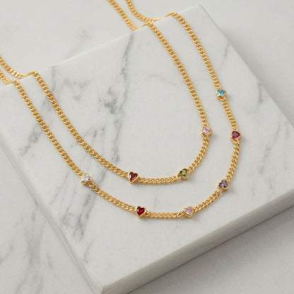 JWH personalized birthstone Necklace