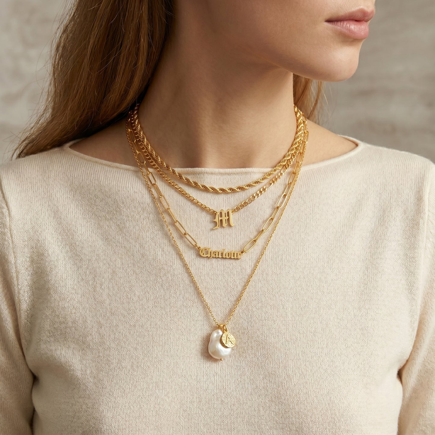 JWH personalized necklace gift