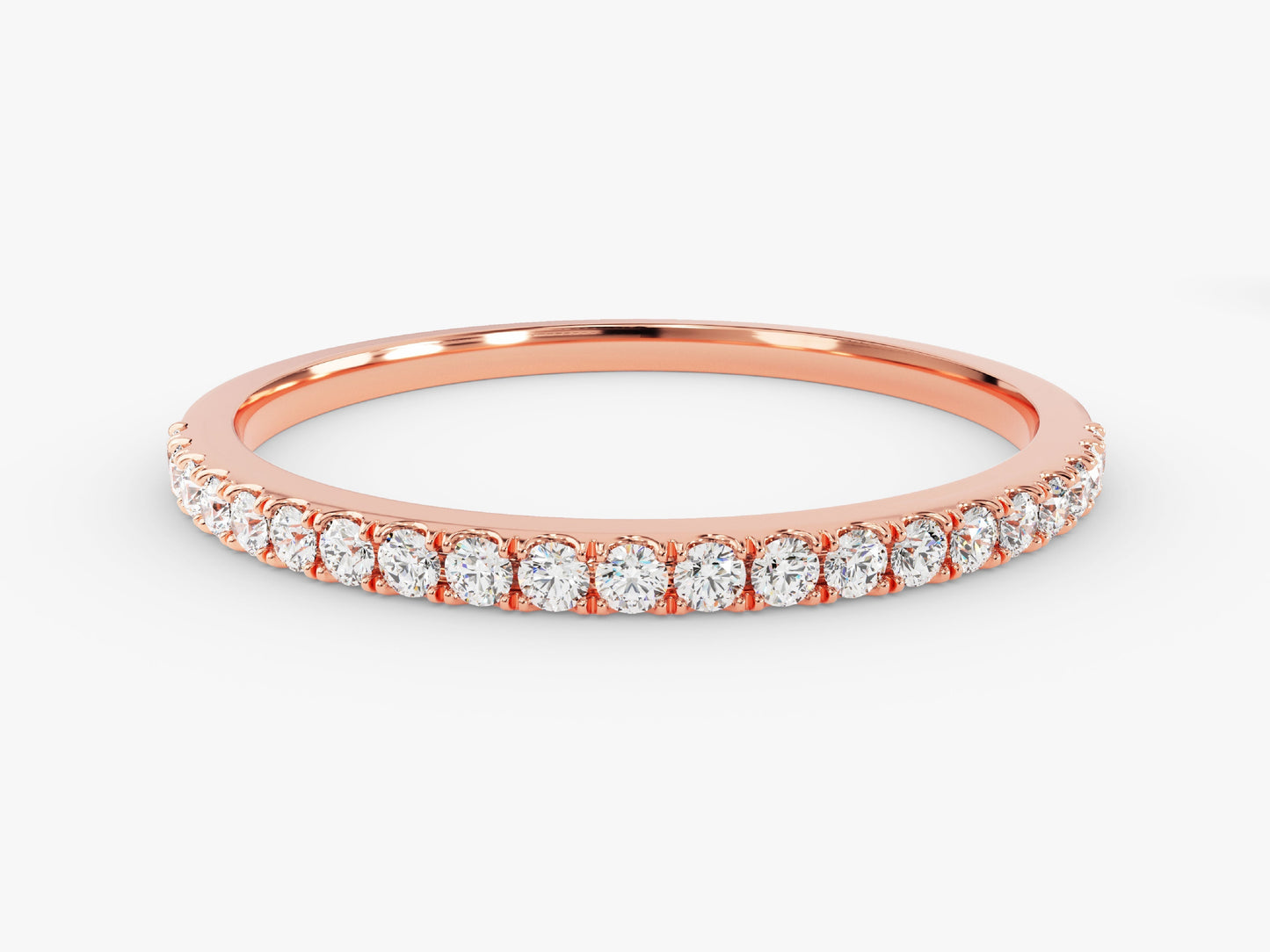 4-Prong Half Eternity Wedding Band (0.21 CT TW)