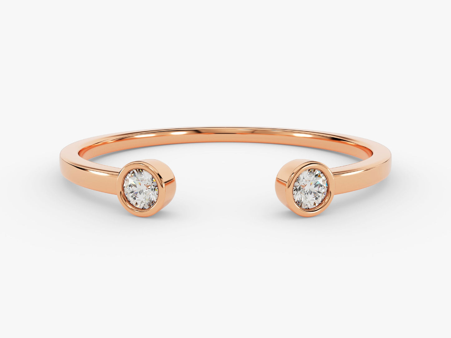 Dual Open Cuff Wedding Band