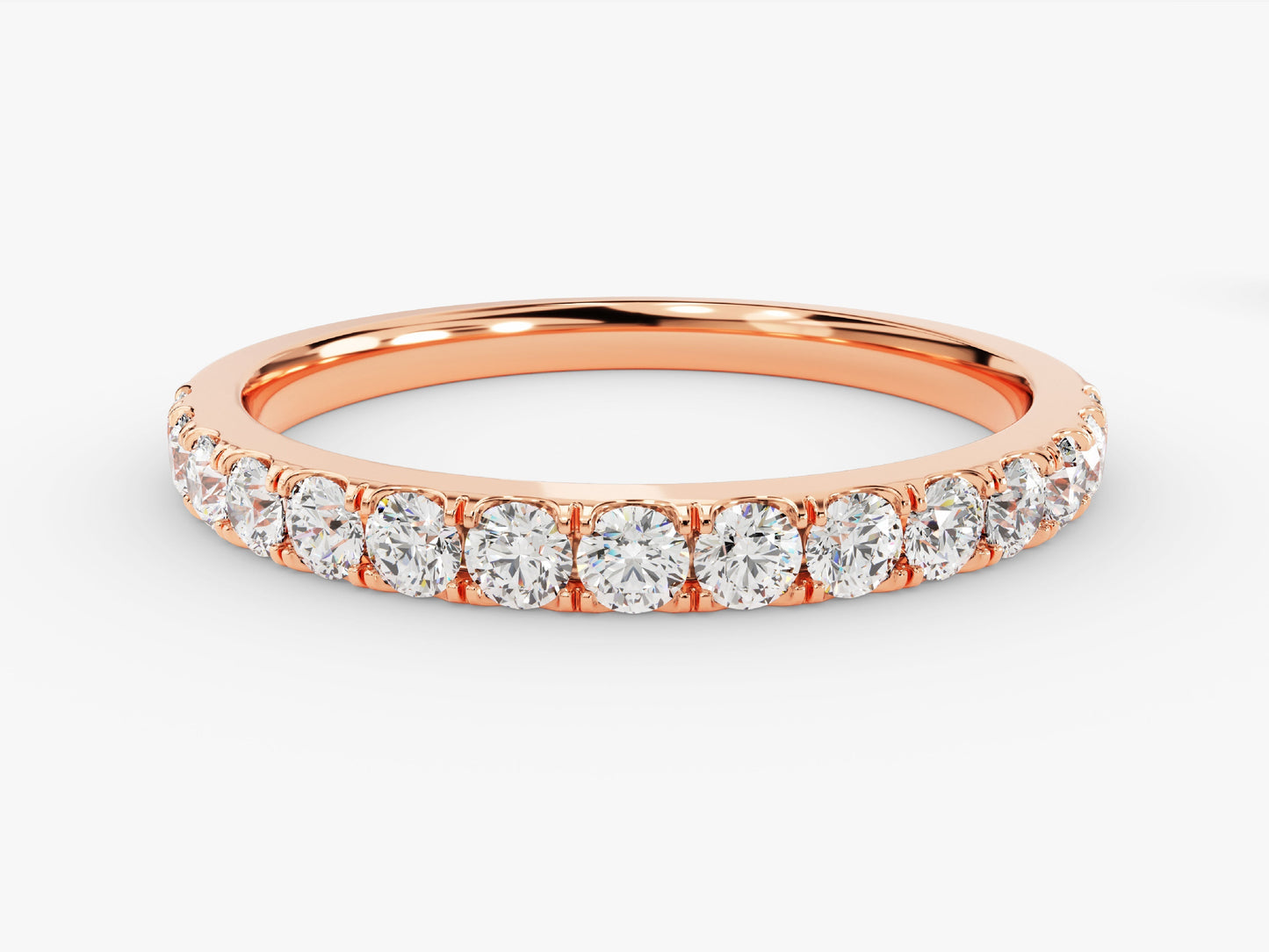 4-Prong Half Eternity Wedding Band (0.45 CT TW)