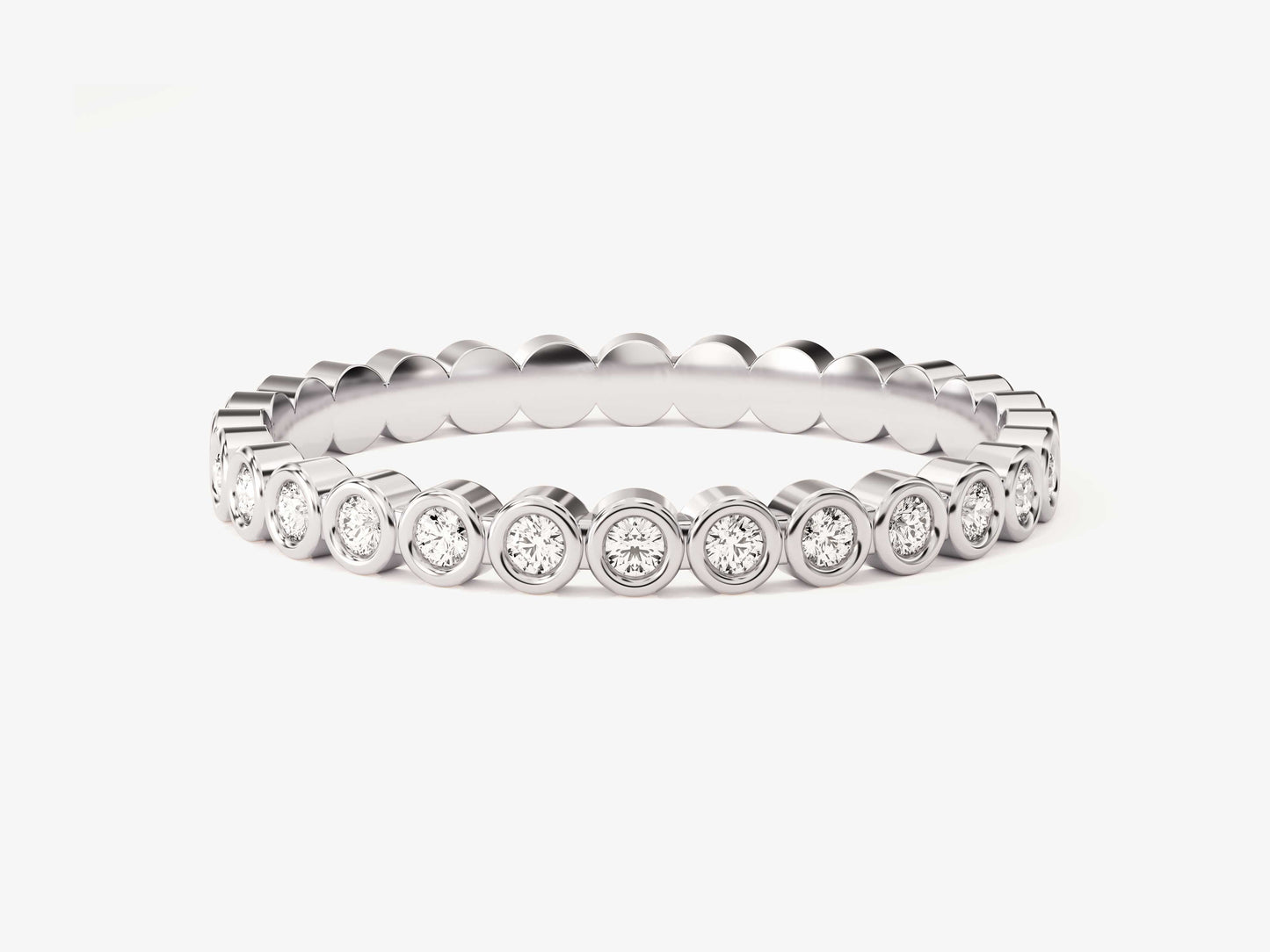 Bezel Set Eternity Wedding Band (0.25 CT TW)