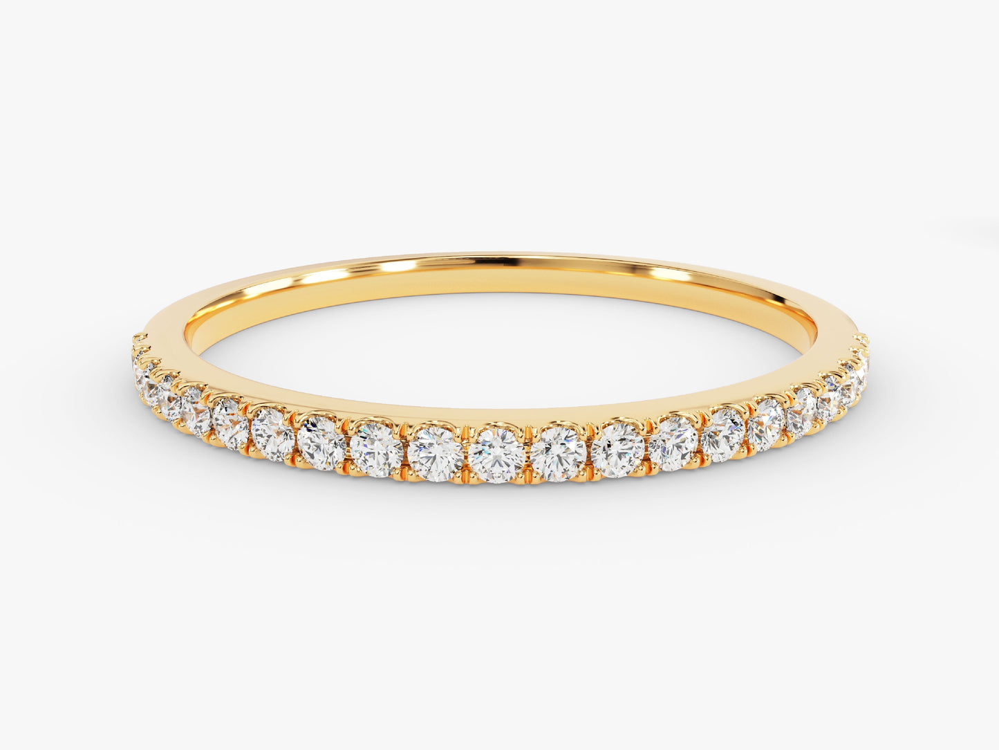 4-Prong Half Eternity Wedding Band (0.21 CT TW)