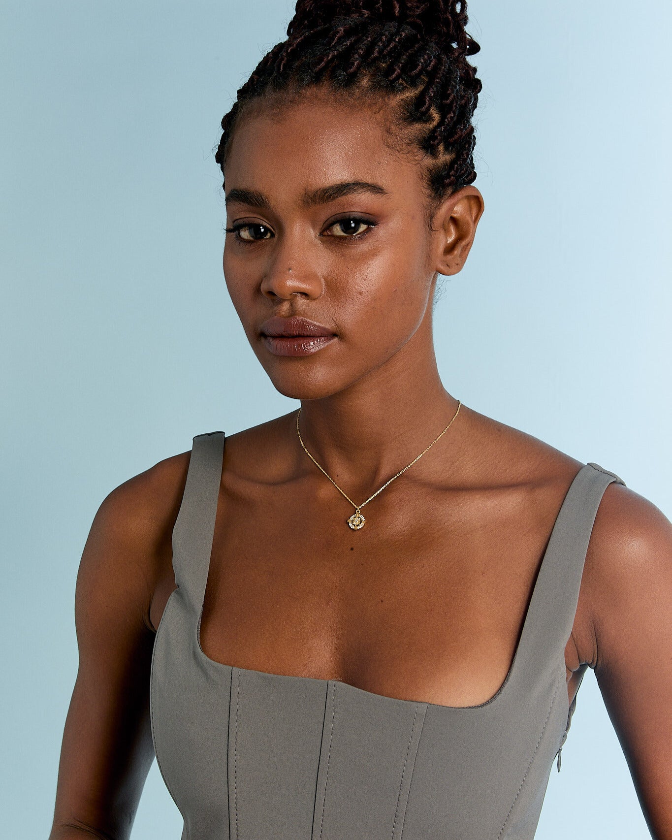 Minimalist Compass Necklace Travel Gift - Travel Jewelry
