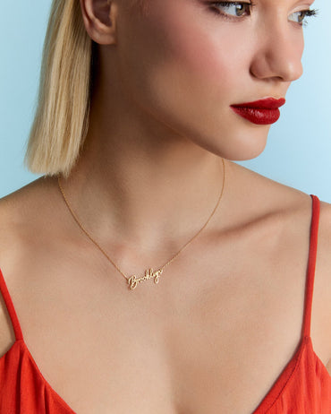 Personalized Dainty Name Necklace, Fine Design - Name Jewelry