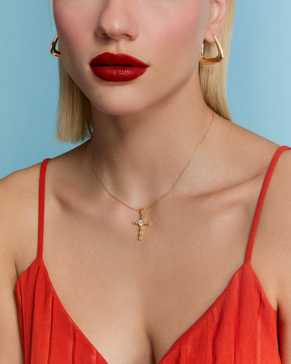 Cz Cross Necklace Elegant Faith Inspired Design - Cross Jewelry