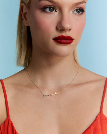 Custom Multi Name Signature Necklace - Personalized Jewelry