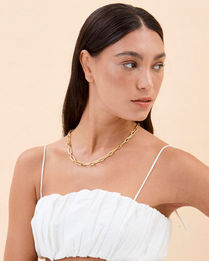 Bold Link Chain Necklace, Chunky Statement - Women Chain Jewelry