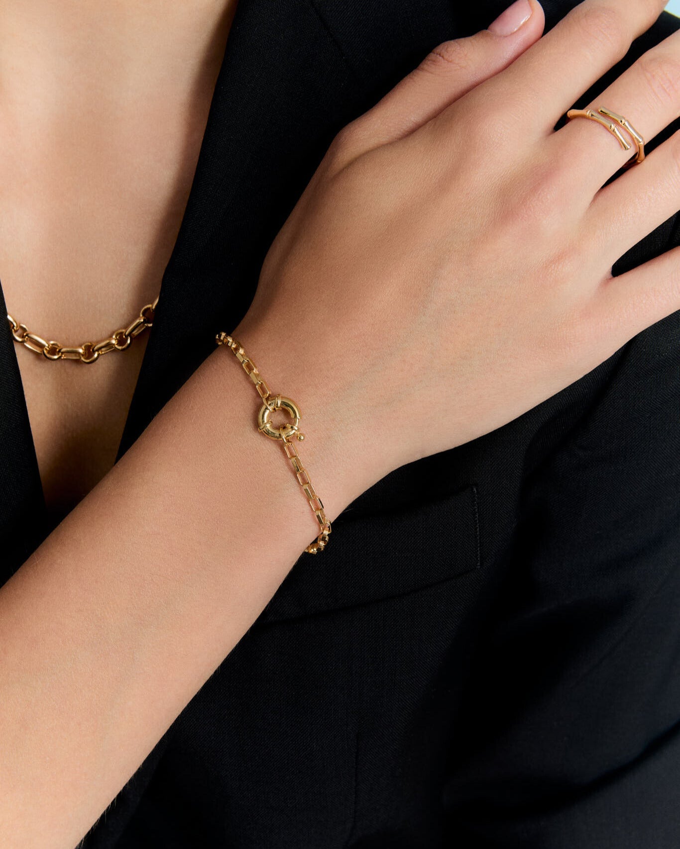 Paperclip Charm Bracelet Bracelet - Chain Jewelry