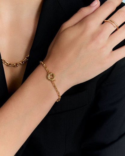 Paperclip Charm Bracelet Bracelet - Chain Jewelry