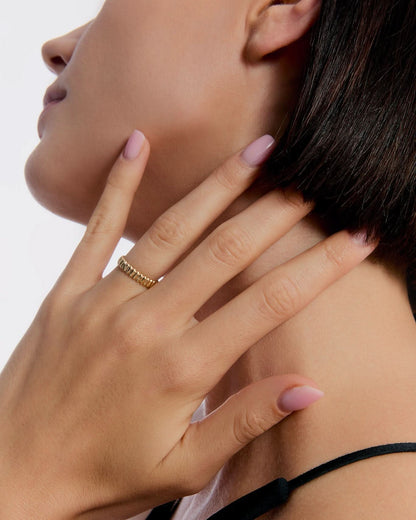925k Charlotte Ring Thin Ring - Sterling Silver