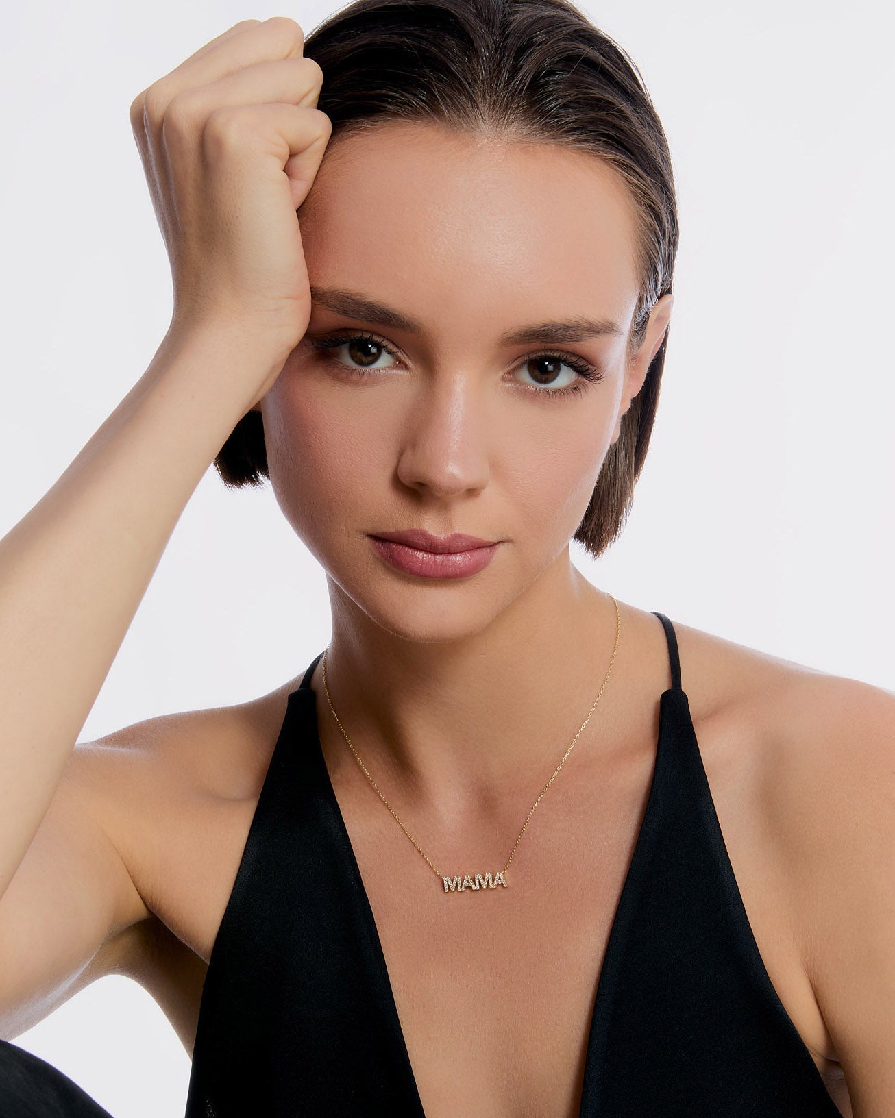 Delicate MAMA Necklace - 18k Gold Vermeil
