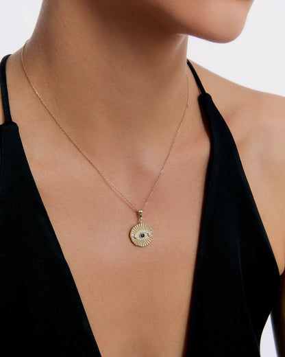 Protective Charm Evil Eye Necklace - Evil Eye Jewelry