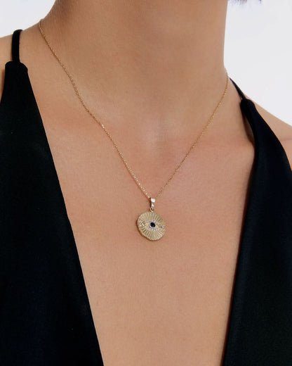 Protective Charm Evil Eye Necklace - Evil Eye Jewelry