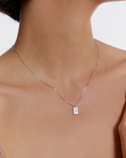 Timeless Radiance Star Necklace - 925k Sterling Silver