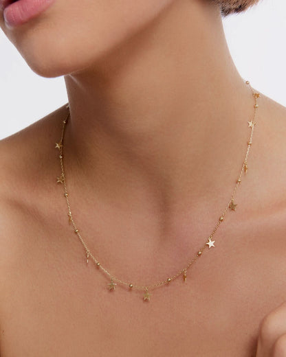 Celestial Elegance Starlight Charm Necklace - Charm Jewelry