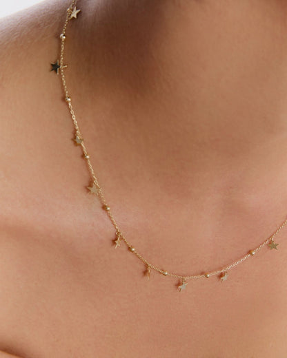 Celestial Elegance Starlight Charm Necklace - Charm Jewelry