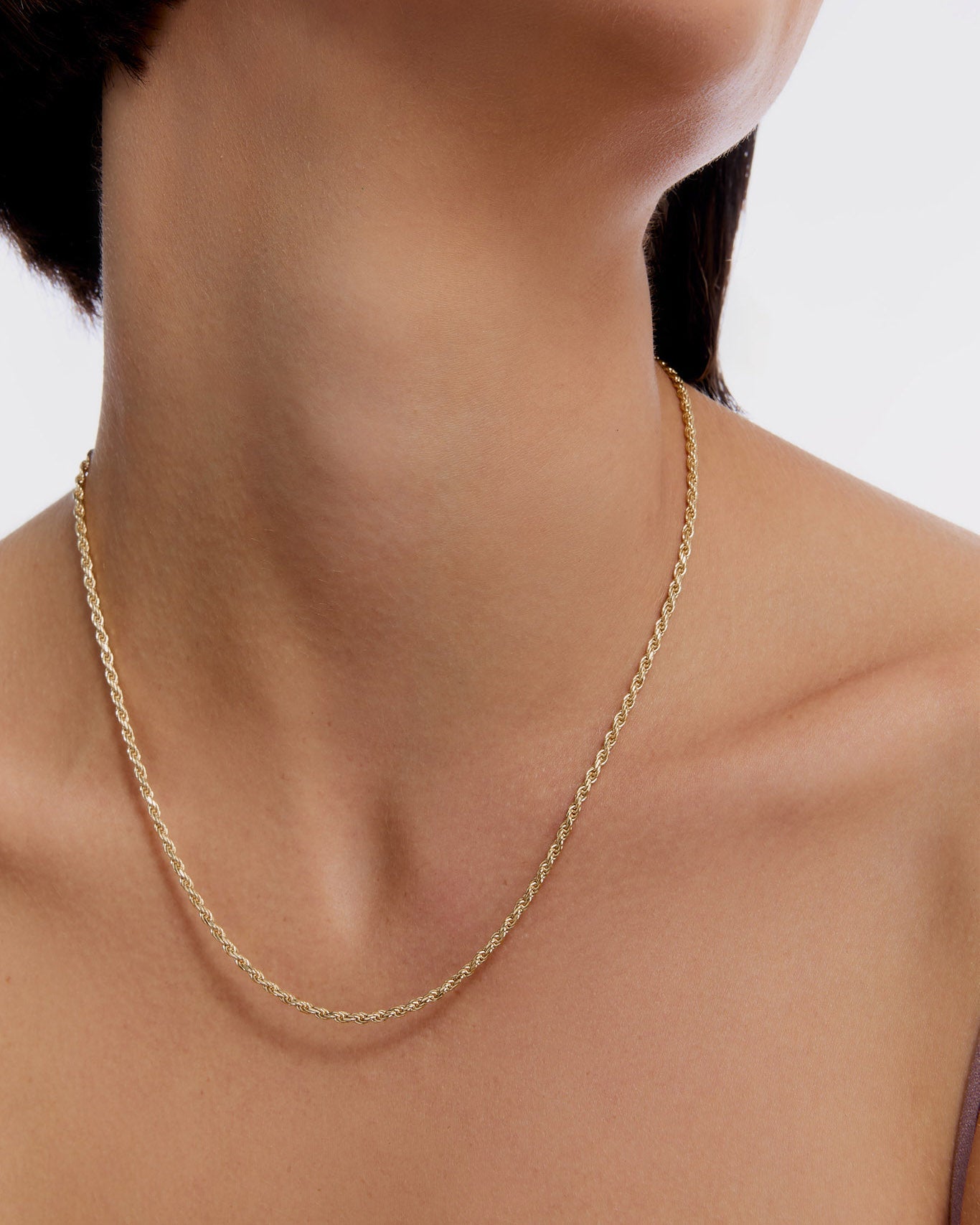 Twisted Elegance Rope Chain Necklace - Chain Jewelry