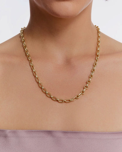 Chunky Chain Choker  - Chain Jewelry