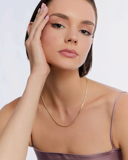 Dainty Dot Chain Necklace - Chain Jewelry