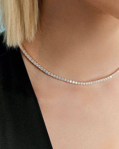 3mm Tennis Necklace, Classic Sparkle - Tennis Jewelry