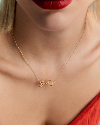 Personalized Dainty Name Necklace, Fine Design - Name Jewelry