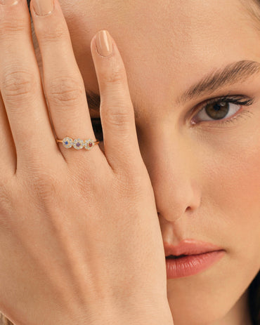 Birthstone Ring, Personalized Family Birthstone Jewelry for Mom & Her - Birthstone Jewelry