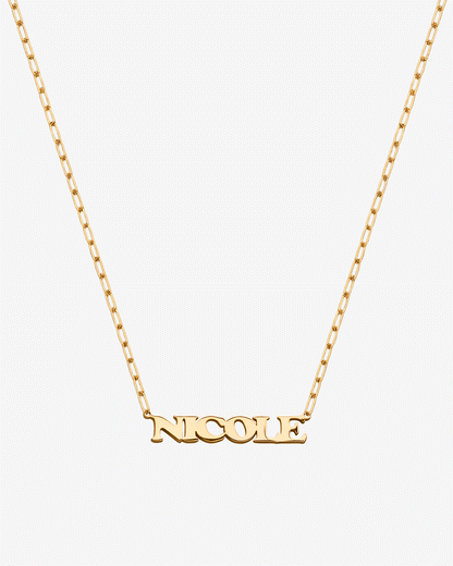 Personalized Dainty Name Necklace, Fine Design - Name Jewelry