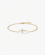 Cross Bracelet - Dainty Faith Jewelry - Elegant Gift for Her