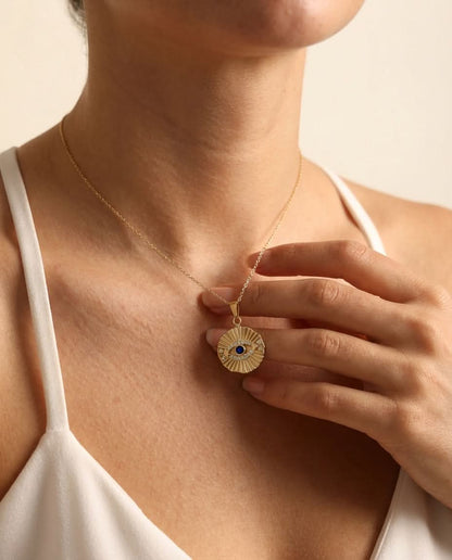 Protective Charm Evil Eye Necklace - Evil Eye Jewelry