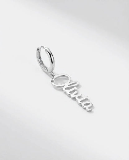 Custom Name Earrings, Personalized Gold Drop Earrings