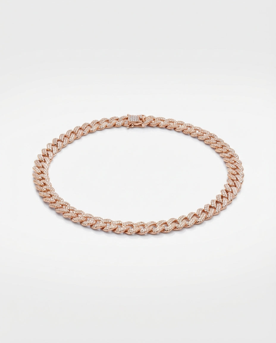 Iced Out Cuban Link Chain Necklace - Cuban Chan Jewelry