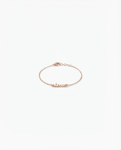 Personalized Name Bracelet, Custom Gold Name Jewelry - 925k Sterling Silver