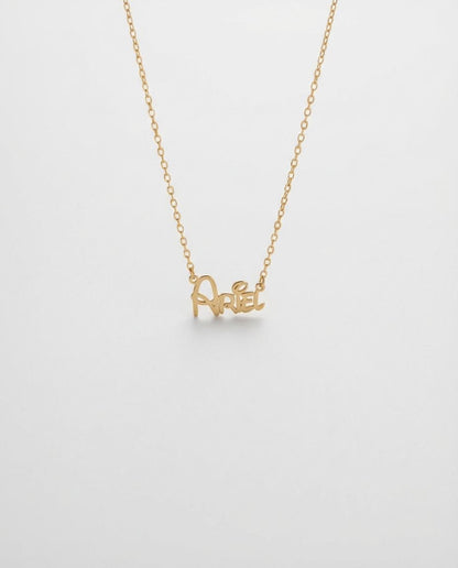 Disney Name Necklace - Custom Letter Jewelry - Personalized Gift for Her - 925k Sterling Silver