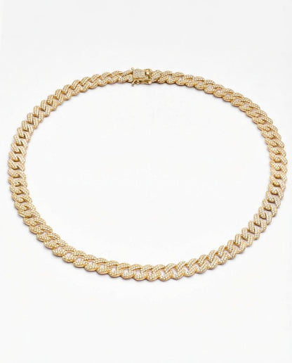 Iced Out Cuban Link Chain Necklace - Cuban Chan Jewelry