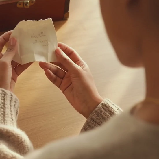 Personalized handwriting necklace video by Jewelry Handcrafts