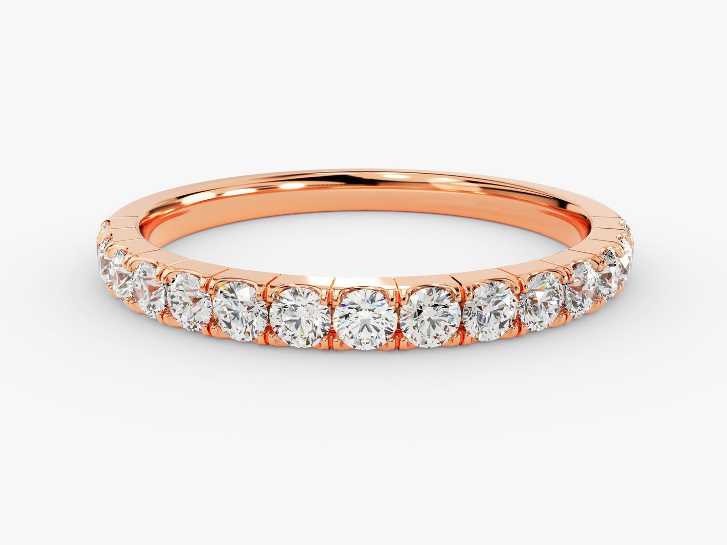 Slit Half Eternity Wedding Band (0.45 CT TW)